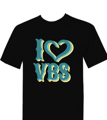 I Heart VBS design idea